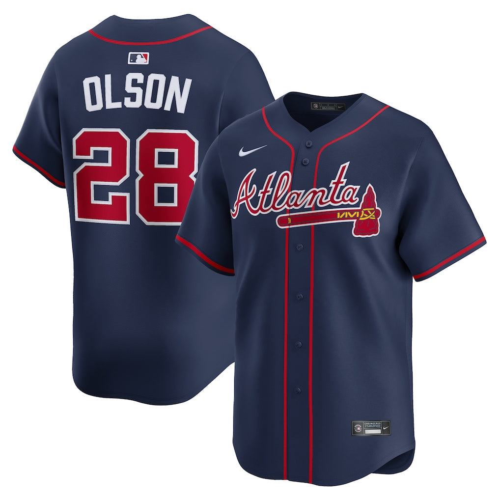 Matt Olson Atlanta Braves Alternate Limited Jersey - Navy product image 1