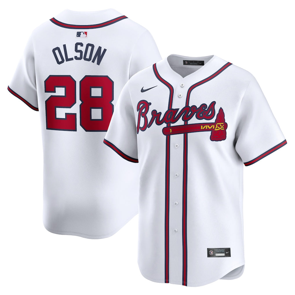 Matt Olson Atlanta Braves Home Limited Player Jersey - White product image 1