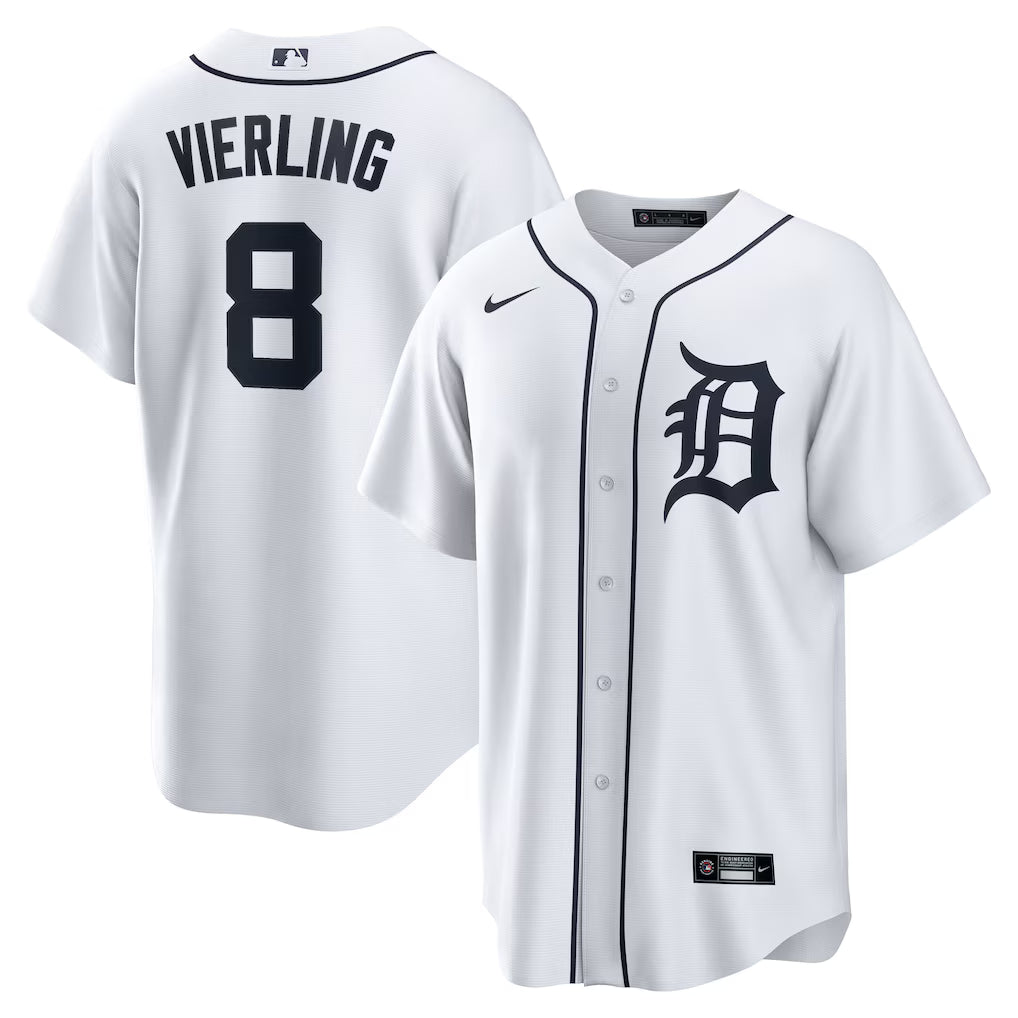 Matt Vierling Detroit Tigers Home Jersey - White product image 1