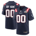 Custom New England Patriots Super Bowl LX Patch Jersey product image 1