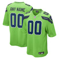 Custom Seattle Seahawks Alternate Jersey - Neon Green product image 1
