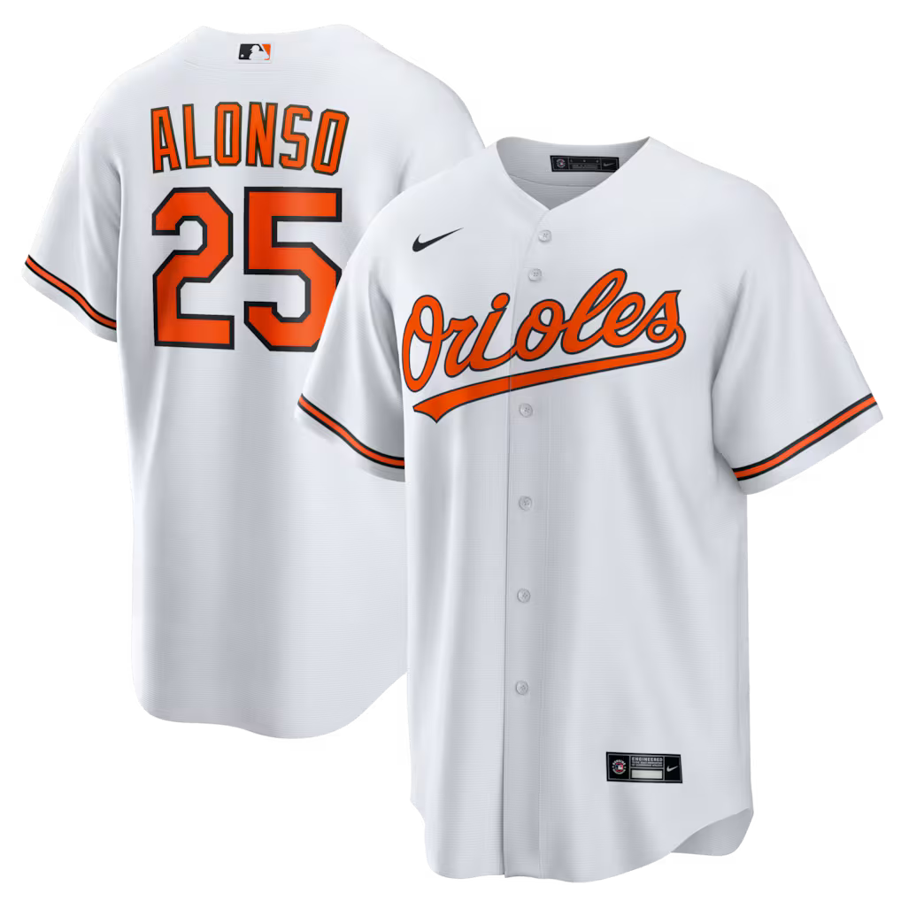 Pete Alonso Baltimore Orioles Home Jersey - White product image 1