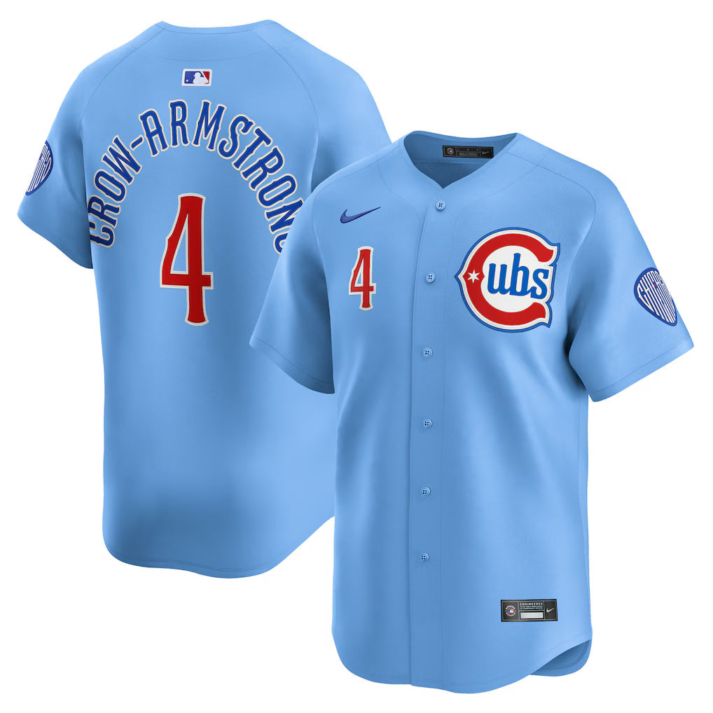 Pete Crow-Armstrong Chicago Cubs Alternate Jersey - Light product image 1