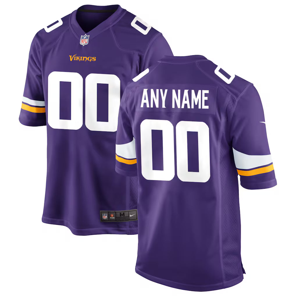 Custom Minnesota Vikings Jersey - Purple product image 1