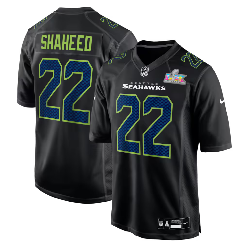 Rashid Shaheed Seattle Seahawks Super Bowl LX Patch Jersey product image 1