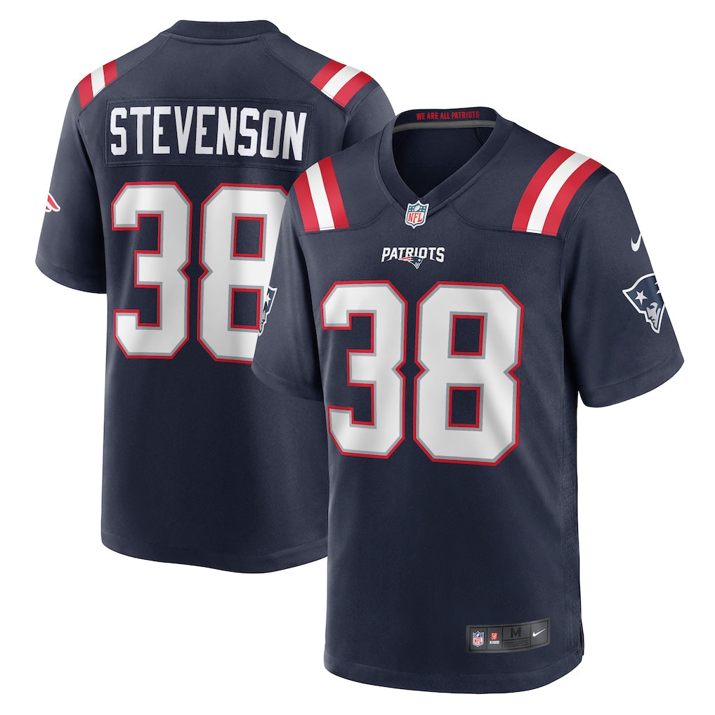 Rhamondre Stevenson New England Patriots Jersey - Navy product image 1