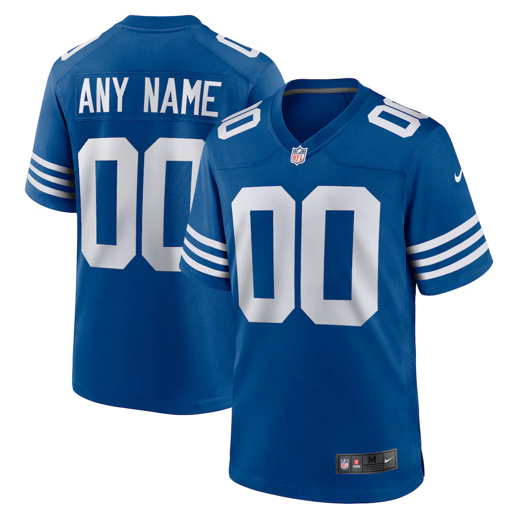 Custom Indianapolis Colts Alternate Jersey - Royal Blue product image 1