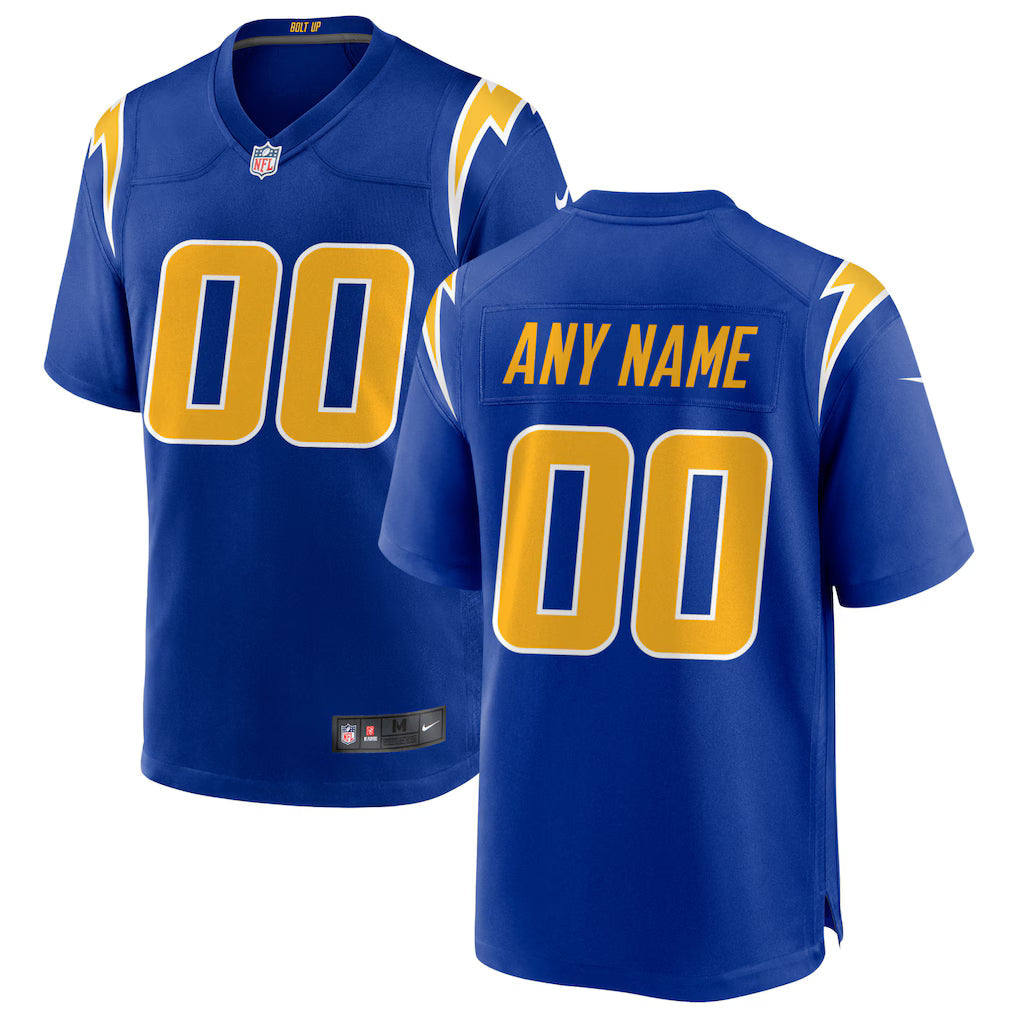 Custom Los Angeles Chargers Jersey - Royal Blue product image 1