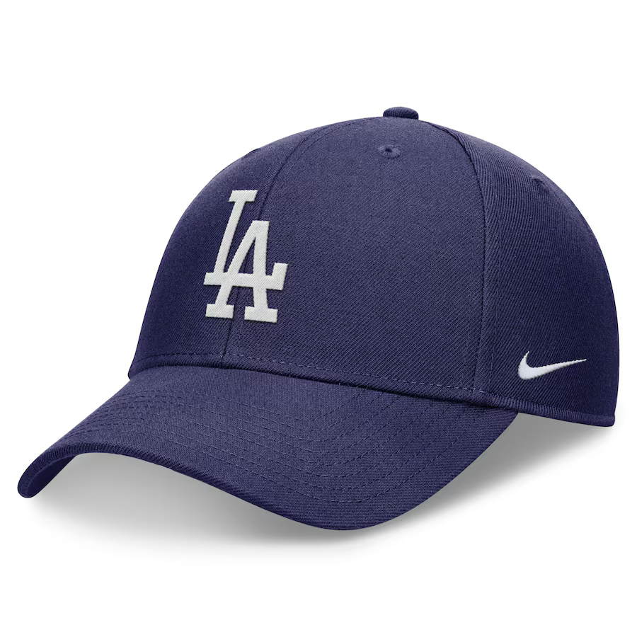 Nike Los Angeles Dodgers Club Performance Adjustable Hat- Royal product image 2, provided for visual reference and product
