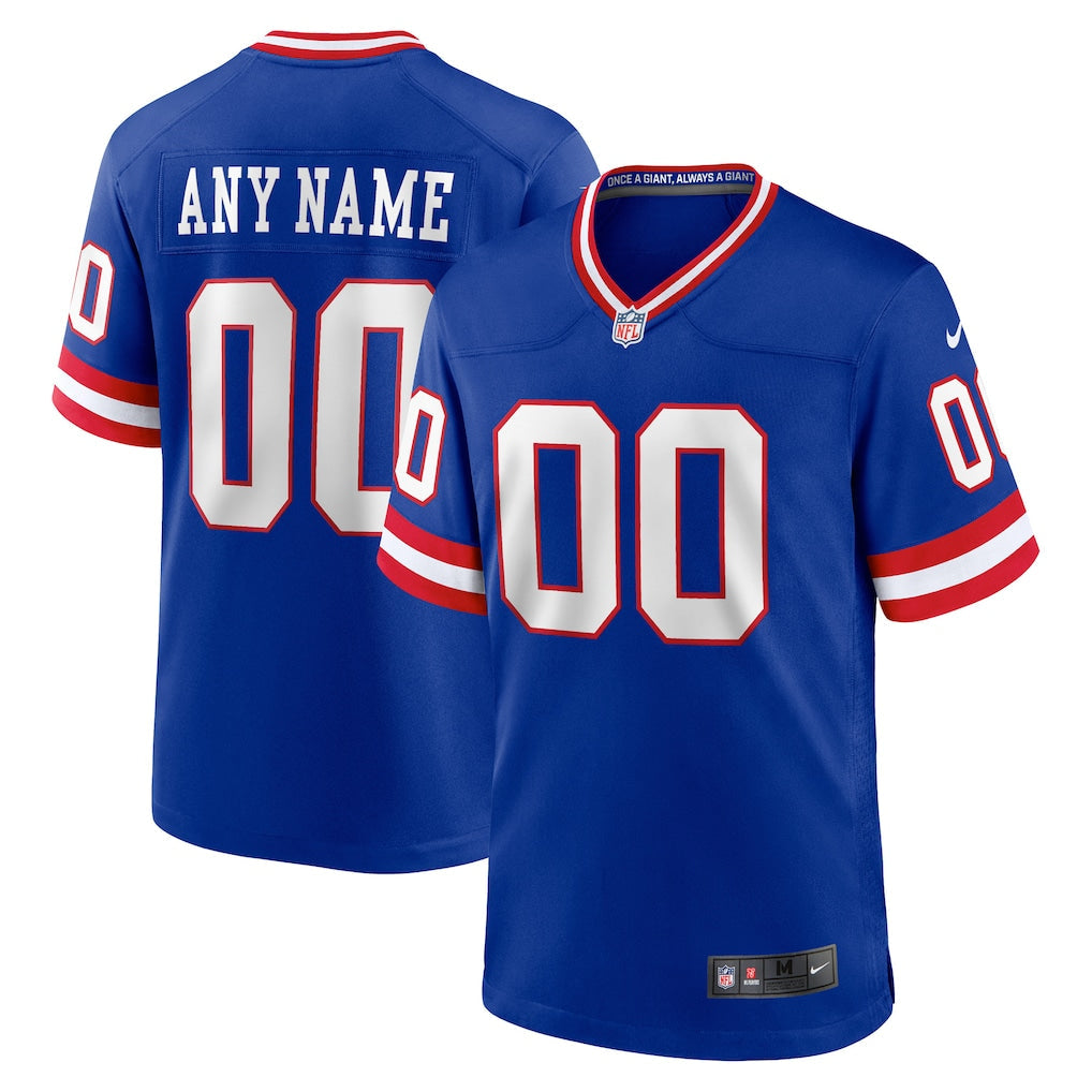 Custom New York Giants Classic Jersey - Blue product image 1