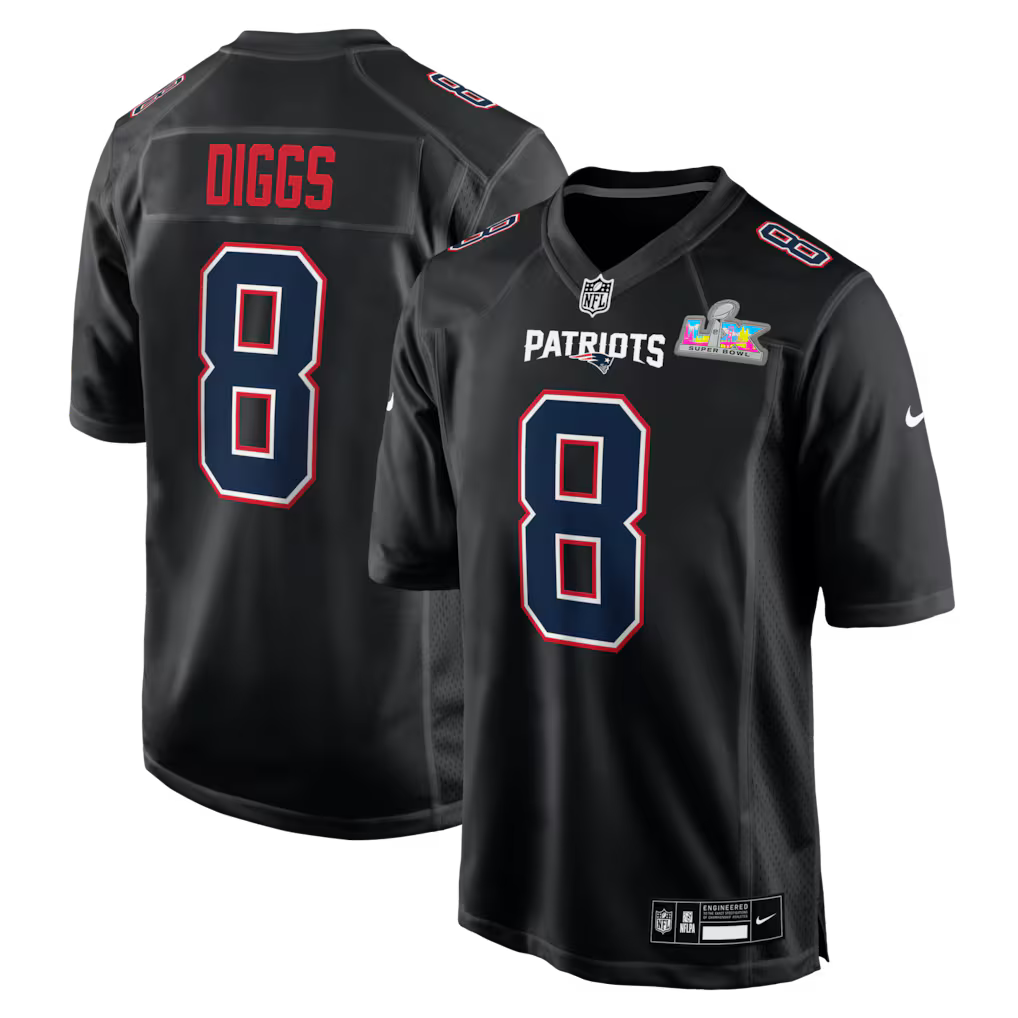 Stefon Diggs New England Patriots Super Bowl LX Patch product image 1