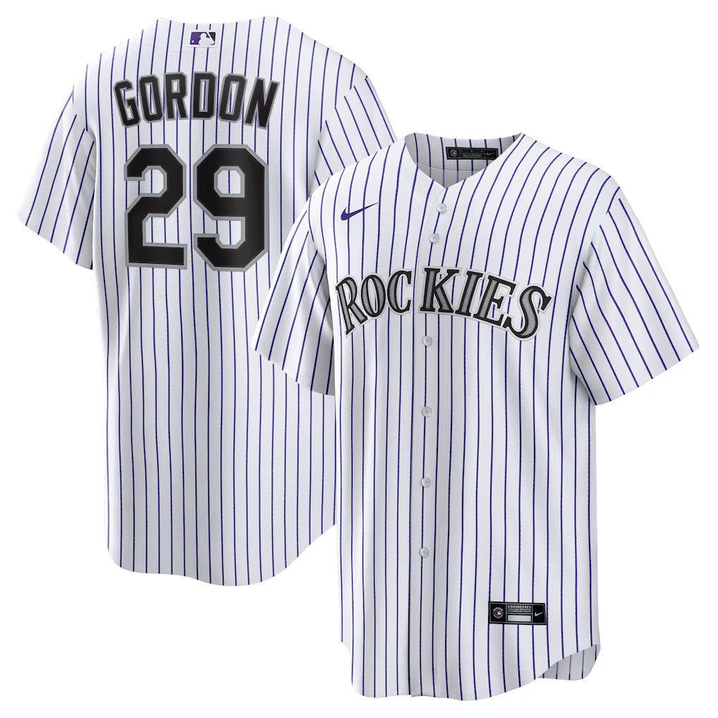 Tanner Gordon Colorado Rockies Home Jersey - White product image 1