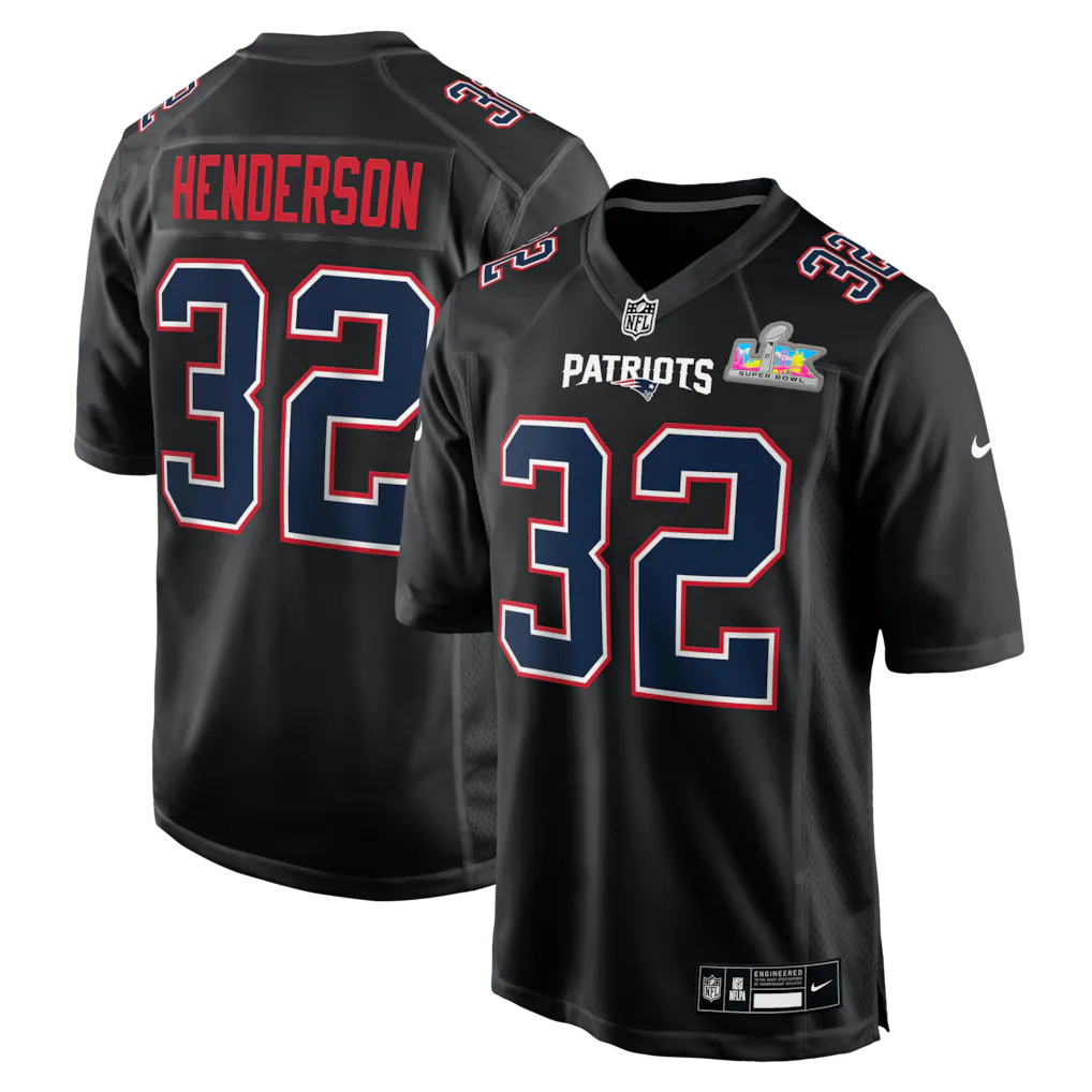 TreVeyon Henderson New England Patriots Super Bowl LX Patch product image 1