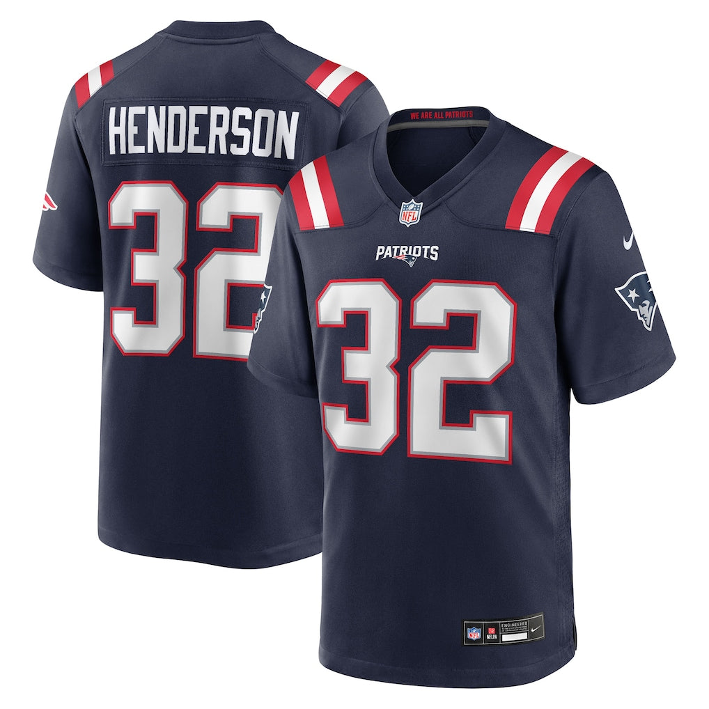 TreVeyon Henderson New England Patriots Jersey - Navy product image 1