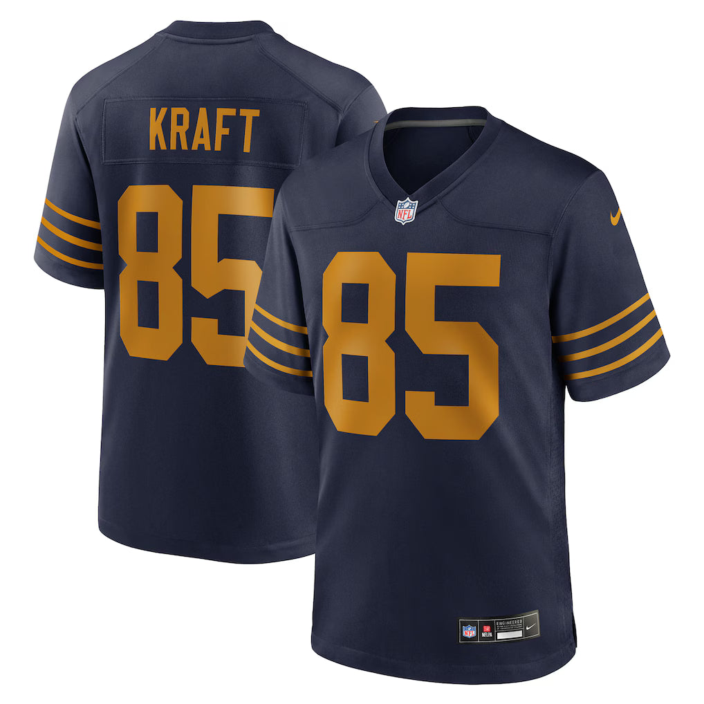 Tucker Kraft Green Bay Packers Alternate Jersey - Navy product image 1