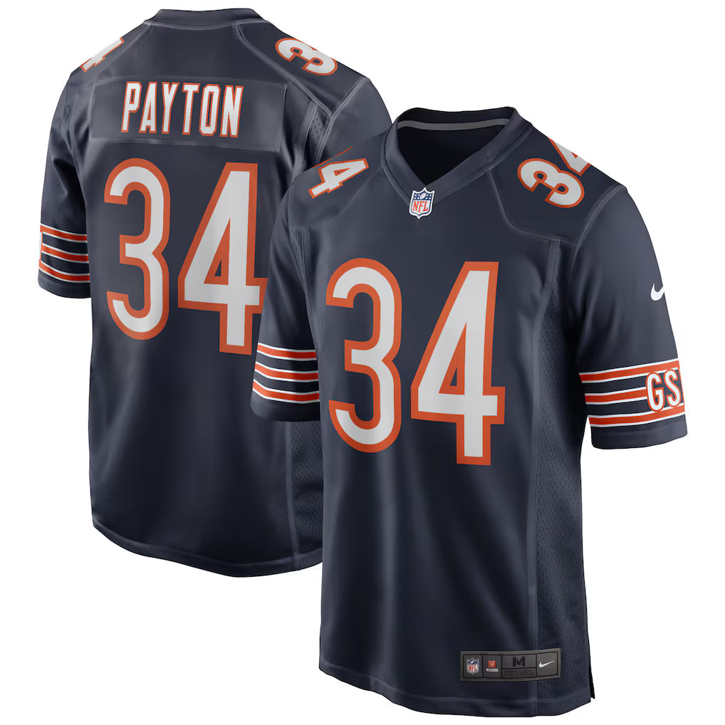 Walter Payton Chicago Bears Retired Player Jersey - Navy product image 1