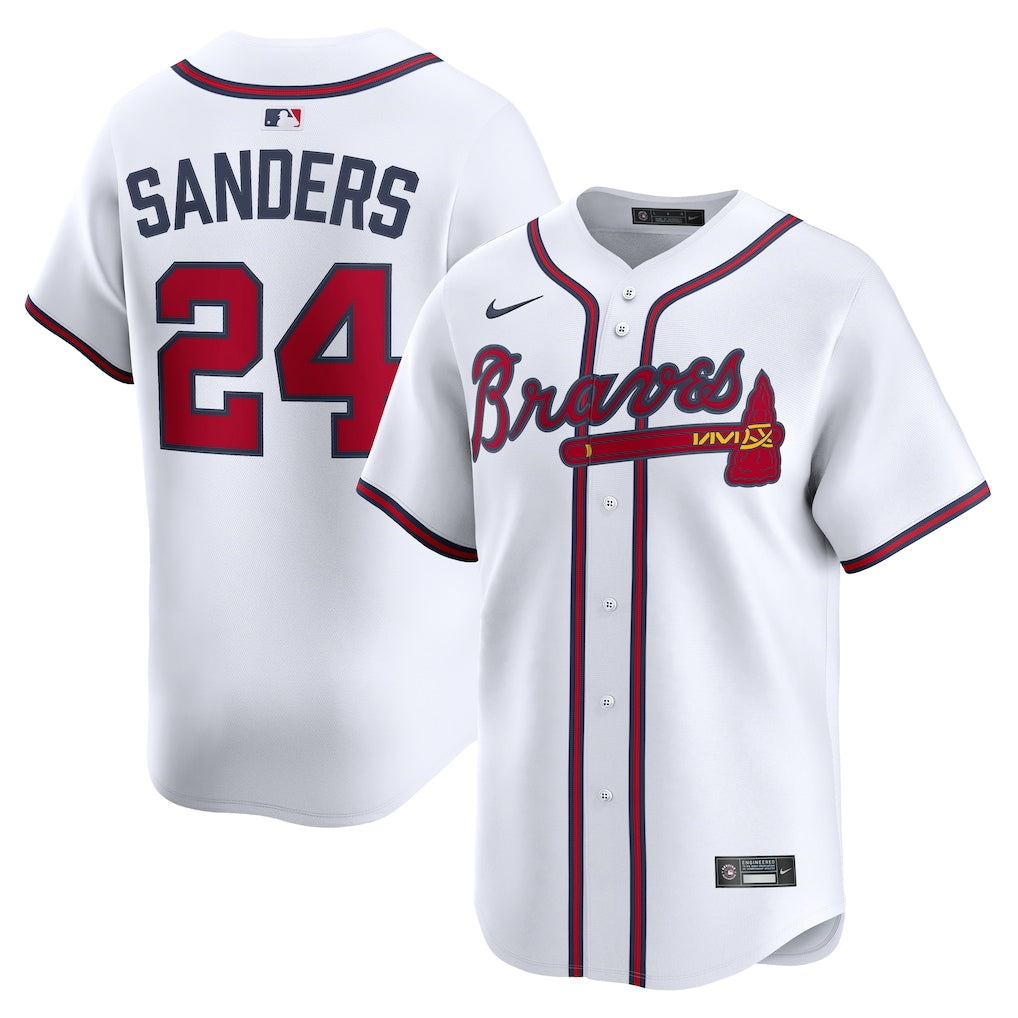 Deion Sanders Atlanta Braves Jersey - White product image 1