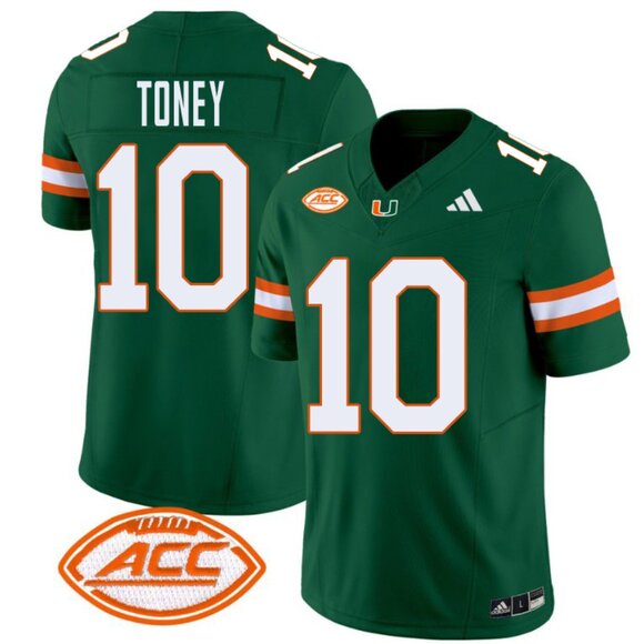 Malachi Toney Miami Hurricanes Jersey - Green product image 2