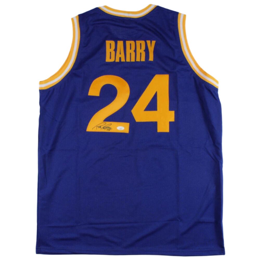 Rick Barry Signed Warriors Jersey product image 1, provided for visual reference and product detail review