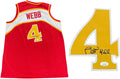 Spud Webb Autographed Atlanta Hawks Jersey (JSA) product image 1, provided for visual reference and product detail review