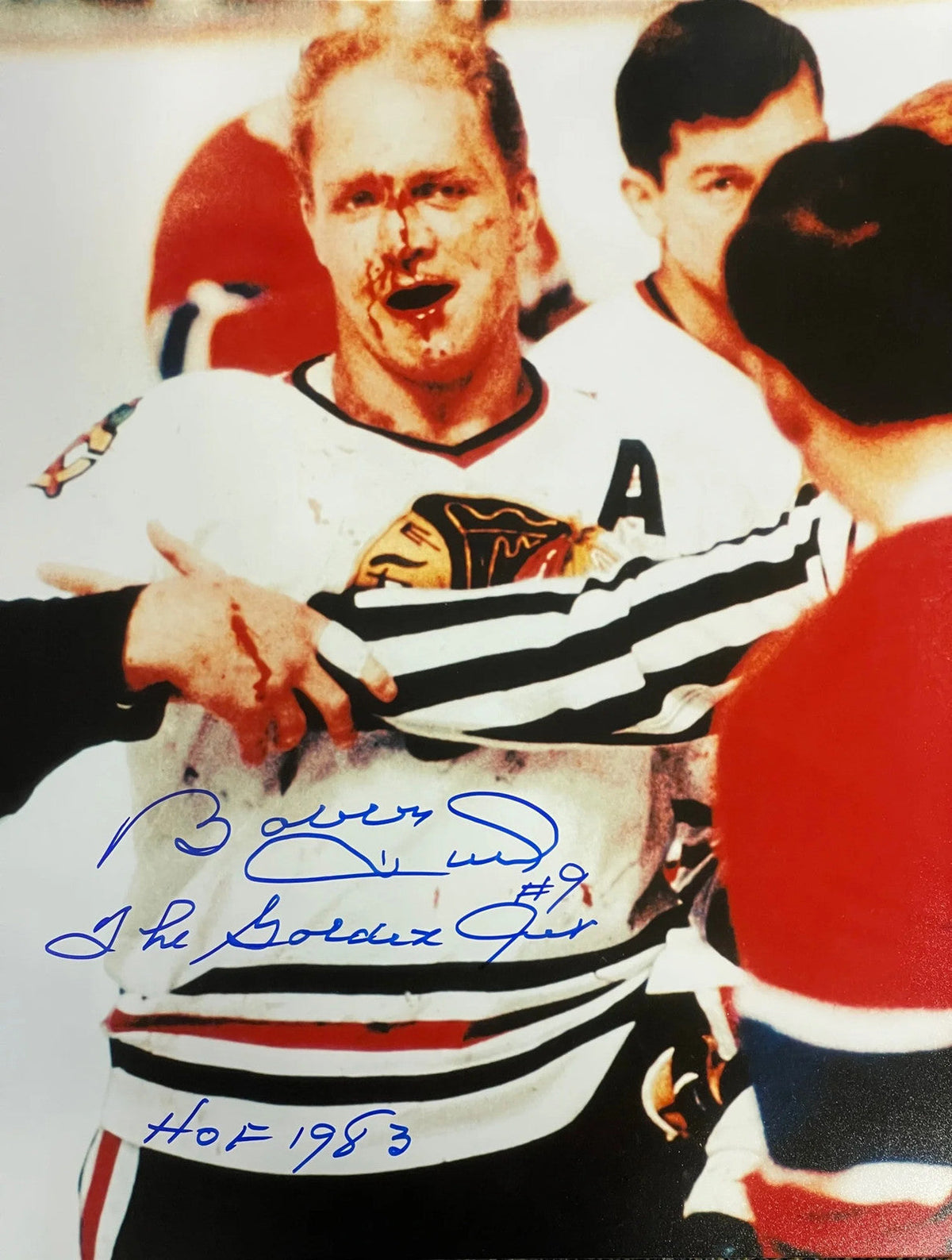Bobby Hull Autographed 16x20 Hockey Photo product image 1, provided for visual reference and product detail review