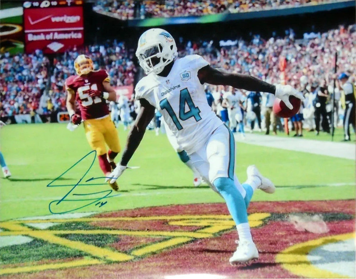 Jarvis Landry Autographed Game Winning Touchdown 16x20 Photo product image 1, provided for visual reference and product