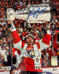 Dmitry Kulikov Autographed Panthers 8x10 Raising Stanley Cup (Beckett Witness) product image 1, provided for visual