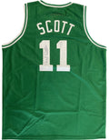 Charlie Scott Autographed Boston Celtics Green Custom Jersey (JSA) product image 1, provided for visual reference and