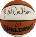 Bill Walton signed NBA Spalding White Panel Basketball-JSA Witnessed -HOF/Lakers product image 1, provided for visual