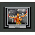 Framed Autographed/Signed Mike Tyson Belts Boxing 16x20 Photo JSA COA product image 1, provided for visual reference and