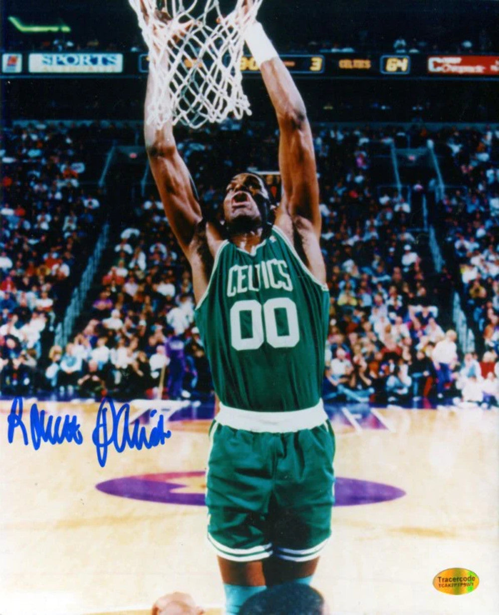 Robert Parish Autographed 8x10 Photo product image 1, provided for visual reference and product detail review