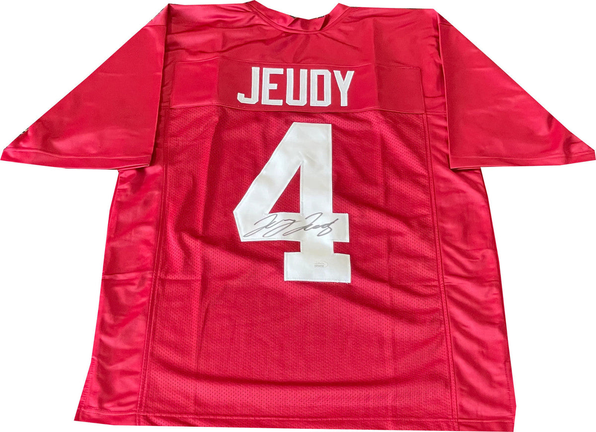 Jerry Jeudy Autographed Alabama Custom Jersey (JSA) product image 1, provided for visual reference and product detail review