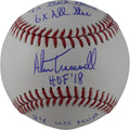 Alan Trammell Autographed Detroit Tigers OML Baseball 4 Stat Beckett 49310 product image 1, provided for visual reference