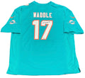 Jaylen Waddle Autographed Dolphins Aqua Jersey (Fanatics) product image 1, provided for visual reference and product detail