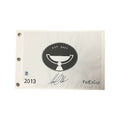 Henrik Stenson signed 2013 FedEx Cup White PGA Embroidered Flag- JSA Hologram product image 1, provided for visual reference