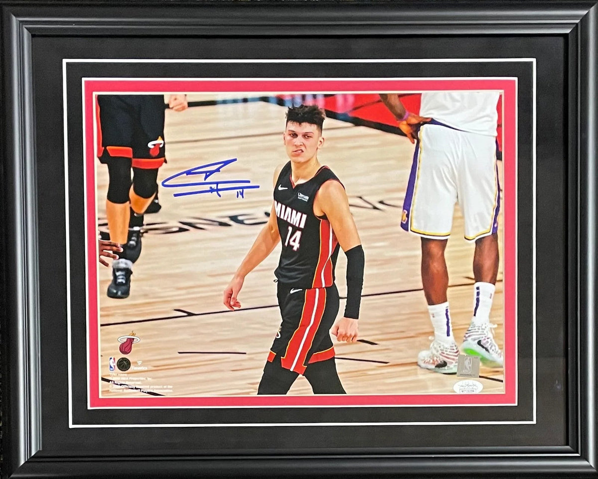 Tyler Herro Autographed Framed The Snarl 11x14 Photo (JSA) product image 1, provided for visual reference and product detail