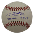 Trevor Story Autographed Colorado Rockies OML Baseball 505' HR Beckett 37309 product image 1, provided for visual reference