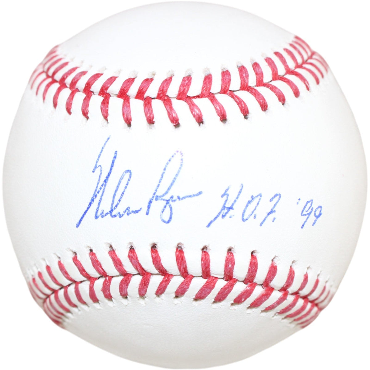 Nolan Ryan Autographed/Signed Texas Rangers OML Baseball HOF Insc. Beckett 51248 product image 1, provided for visual