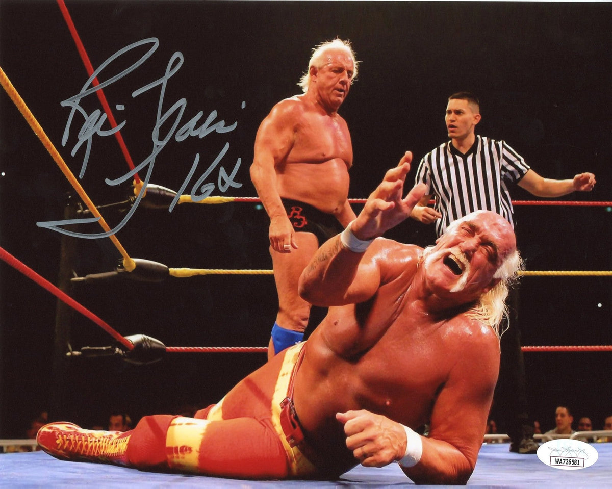 Ric Flair Autographed 8x10 Photo (JSA) product image 1, provided for visual reference and product detail review