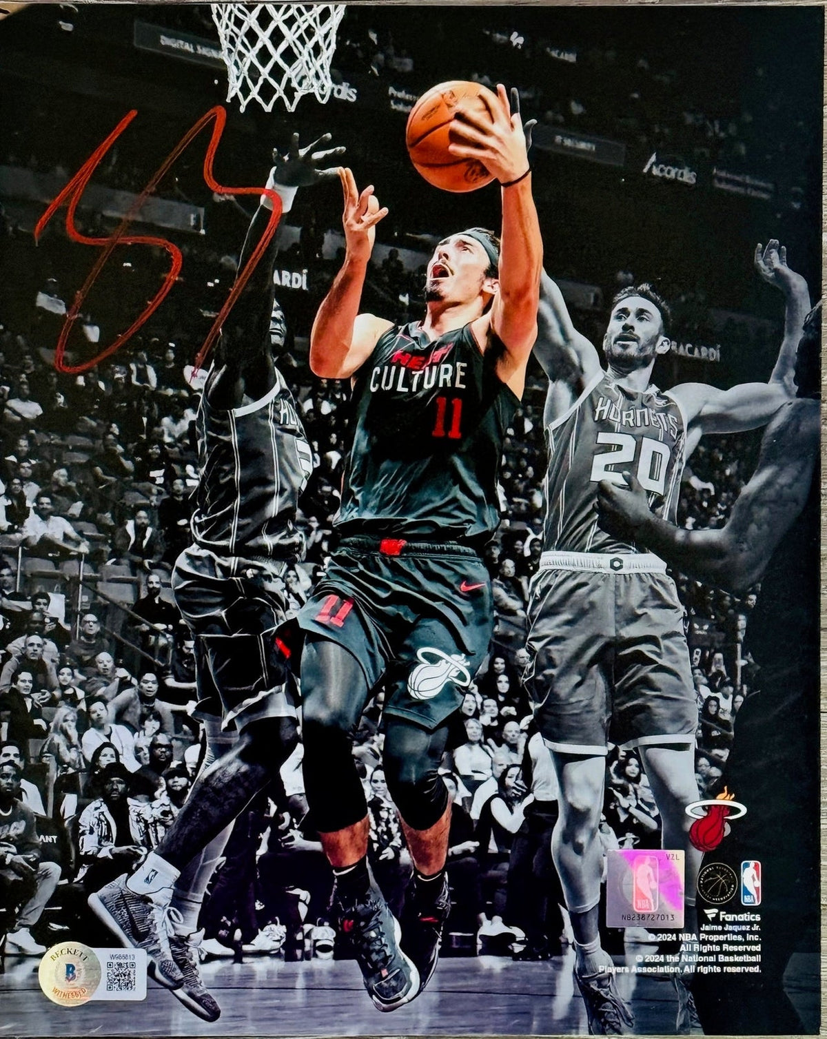 Jaime Jaquez Jr Autographed 8x10 Photo (Beckett) product image 1, provided for visual reference and product detail review