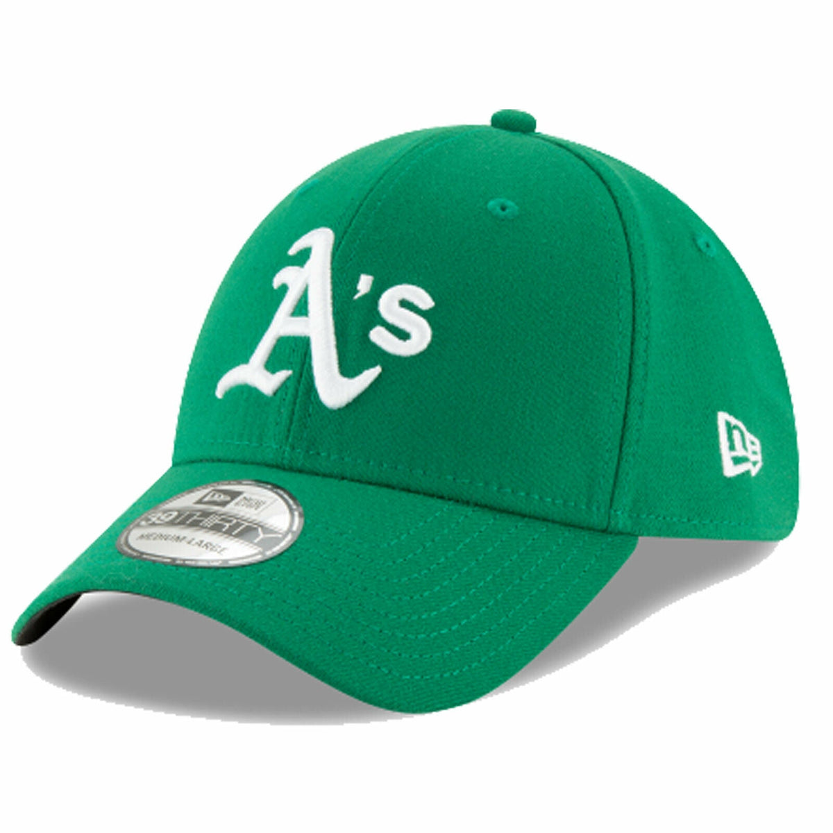 New Era Men Oakland A's 39Thirty Team Classic Navy Stretch Fit Hat product image 1, provided for visual reference and