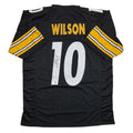 Autographed/Signed Roman Wilson Pittsburgh Black Football Jersey Beckett BAS COA product image 1, provided for visual
