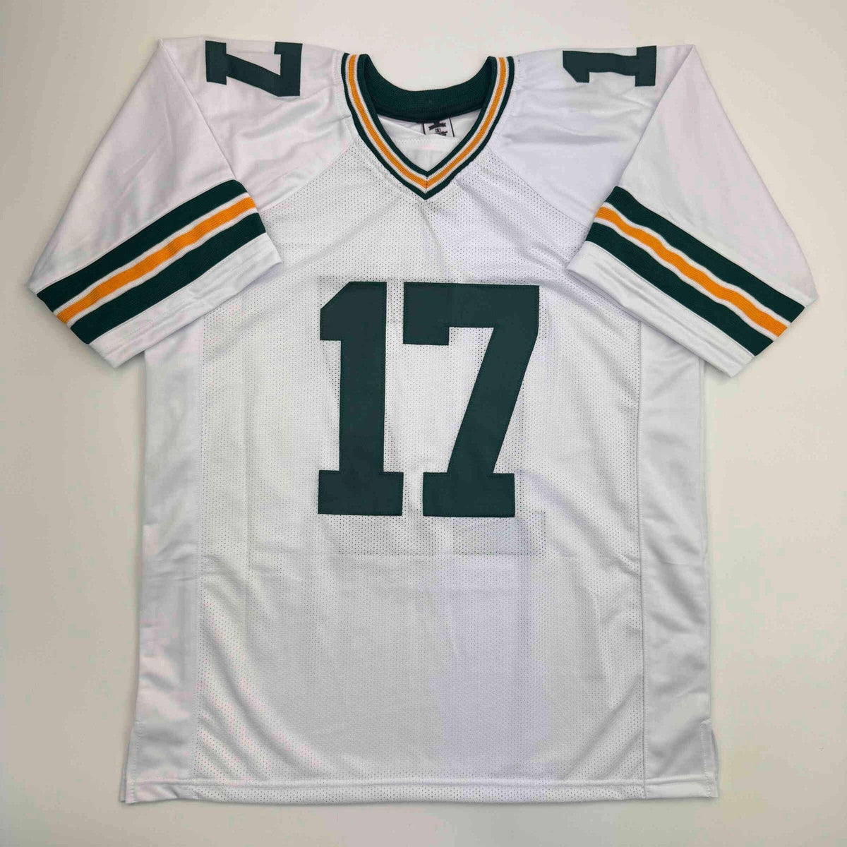 Autographed/Signed Davante Adams Green Bay White Football Jersey Beckett BAS COA product image 4, provided for visual