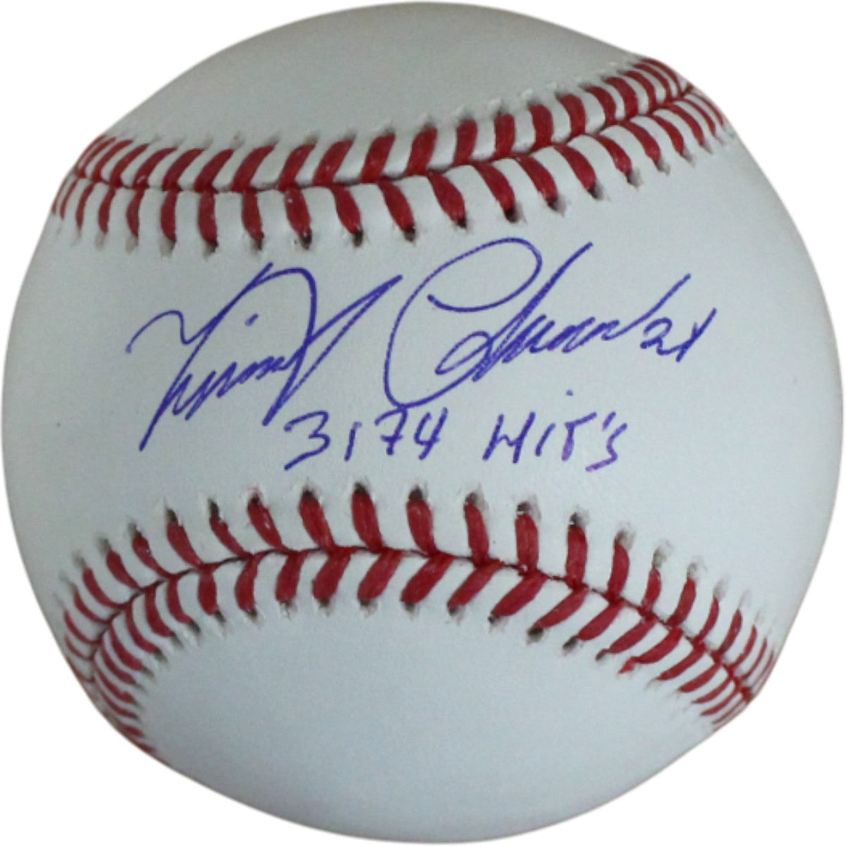 Miguel Cabrera Autographed Detroit Tigers OML Baseball 3174 Hits Beckett 54639 product image 1, provided for visual