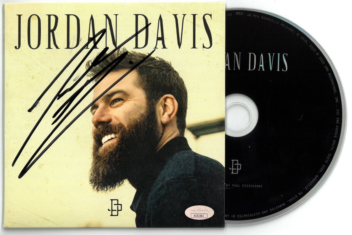 Jordan Davis signed 2020 Self Titled EP Cover w/ CD- JSA product image 1, provided for visual reference and product detail