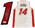 Tyler Herro Autographed Miami Heat White Custom Jersey (JSA) product image 1, provided for visual reference and product