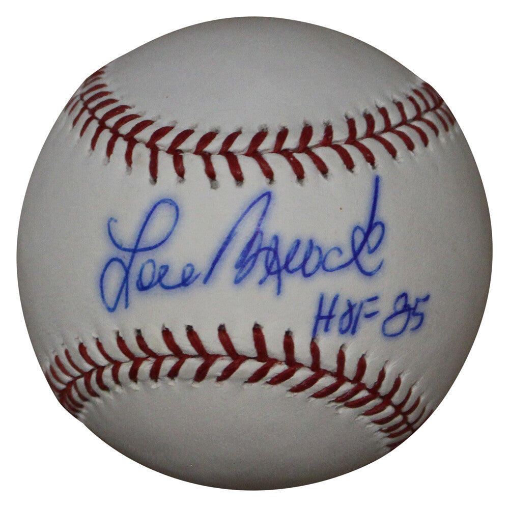 Lou Brock Autographed/Signed St Louis Cardinals OML Baseball As Is JSA 32742 product image 1, provided for visual reference