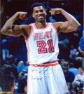 Hassan Whiteside "Go Heat" Autographed Miami Heat Flexing 16x20 Photo product image 1, provided for visual reference and
