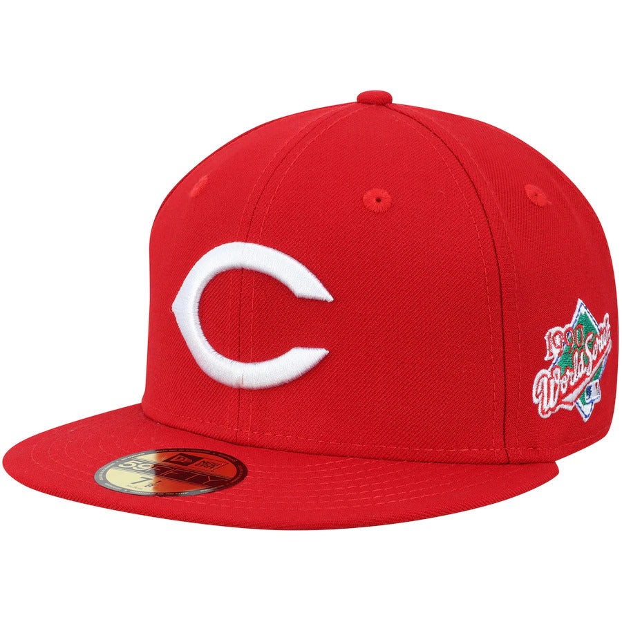Cincinnati reds 1990 WORLD SERIES PATCH COLLECTION 59FIFTY FITTED-red product image 1, provided for visual reference and