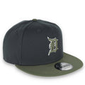 New Era Detroit Tigers 2-Tone Color Pack 9FIFTY Snapback Hat- Grey/Olive product image 1, provided for visual reference and